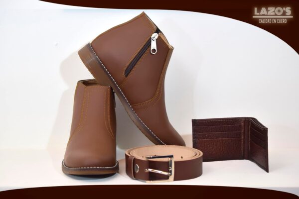 Combo 3 caballero botas, Fajas y billetera - Imagen 2