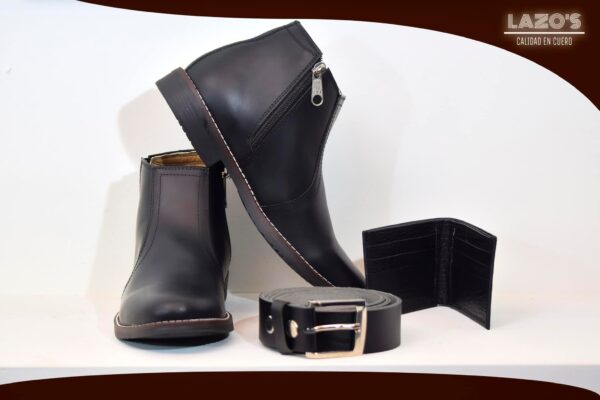 Combo 3 caballero botas, Fajas y billetera